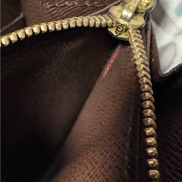 Authentic Louis Vuitton long wallet Porte feuille sarah bifold brown Damier - Picture 4 of 9